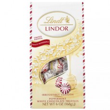 Lindt Peppermint White Chocolate Truffles