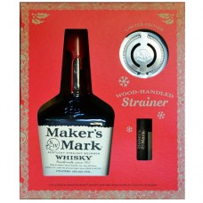 Maker's Mark Bourbon 1.75 L Strainer Gift Set