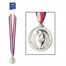 Award Medal with Ribbon Silver