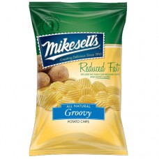 Mikesell's Original Reduced Fat Groovy Potato Chips