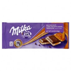 Milka Milk Chocolate with Caramel Filling