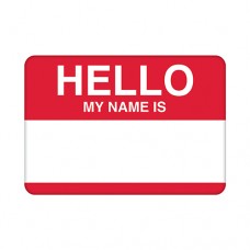 Name Tag-Hello My Name Is