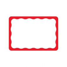 Name Tag-Red Border