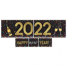 New Year's 2022 Deco Kit Scene Setter Multicolor
