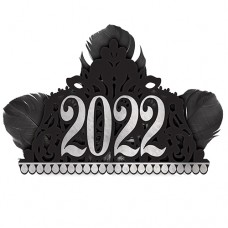 New Year's 2022 Tiara with Feathers