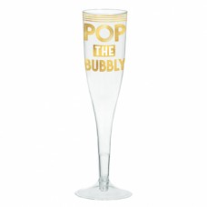 Pop the Bubbly Champagne Flutes