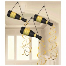 New Year's Hanging Honeycomb Bottles
