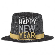 New Year's Top Hat Mini Black, Gold, Silver