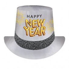 New Year's Top Hat Silver