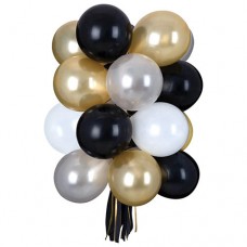 Latex Balloon Chandelier Kit with Tassel Luxe (air-filled)