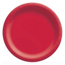 Apple Red Paper Lunch Plate