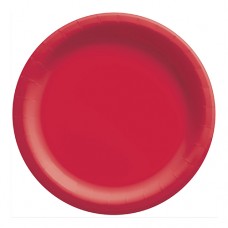 Apple Red Paper Lunch Plate Big Pack