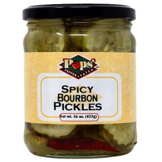 Pop's Spicy Bourbon Pickles