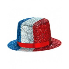 Patriotic Mini Glitter Hat