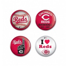 Cincinnati Reds Buttons 4 pack