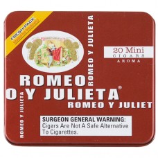Romeo y Julieta Minatures Red Tin Box
