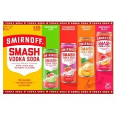 Smirnoff Smash Vodka Soda Variety 8 Pack