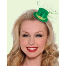 St Patrick's Headware - Mini Leprechaun Hat Hair Clip
