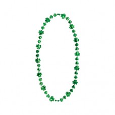 St Patrick's Day Bead Necklace Shamrocks 3 pack