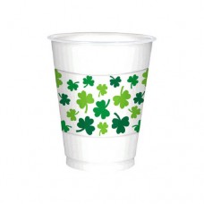 St Patrick's Day Plastic Cups 16 oz