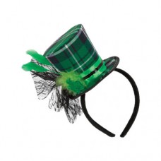 St Patrick's Day Deluxe Plaid Headband