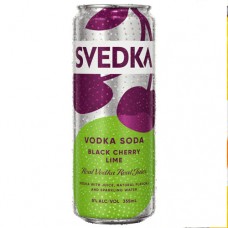Svedka Black Cherry Lime Vodka Soda 4 Pack