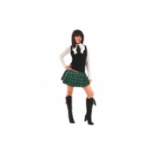 St Patrick's Costume - Plaid Mini Skirt