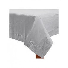 Silver Paper Rectangular Table Cover