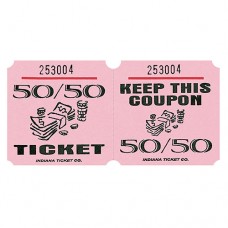 Ticket Roll-50/50 Pink