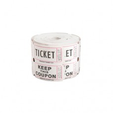 Ticket Roll-Double Assorted Colors