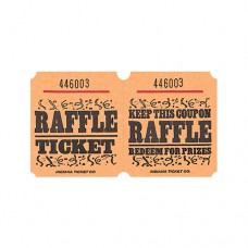 Ticket Roll-Raffle Orange