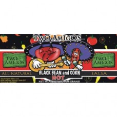 Two Amigos Black Bean and Corn Hot Salsa