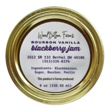 Wood Bottom Farms Bourbon Vanilla Blackberry Jam