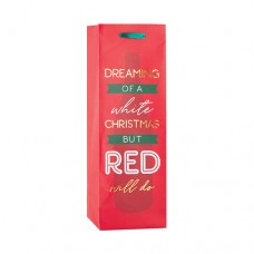 Christmas Gift Bag-Bottle Red Will Do