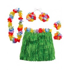 Adult Hula Skirt Set