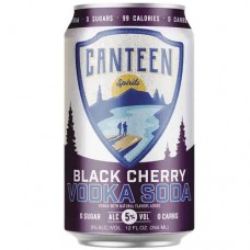 Canteen Black Cherry Vodka Soda 6 Pack