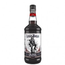 Captain Morgan Black Spiced Rum 1 L