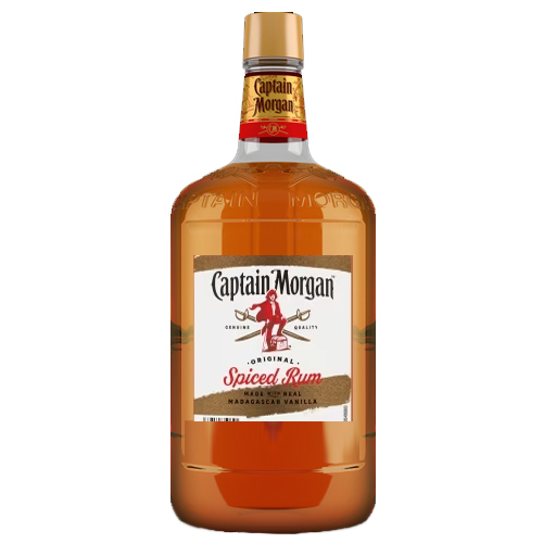 L Captain Spiced Rum Original 1.75 Glass Morgan