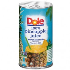 Dole Pineapple Juice 6 Pack