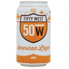 Fifty West American Lager 6 Pack