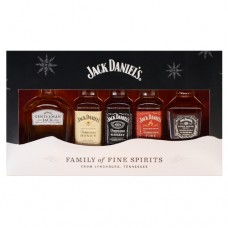Jack Daniel's Family of Fine Spirits 50 ml 5 Pack
