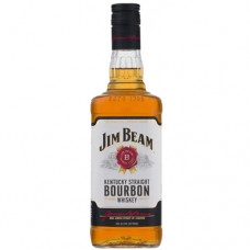Jim Beam Bourbon White Label 4 yr. 375 ml Square