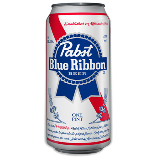 Pabst Blue Ribbon 12 x 16 in aluminum sign