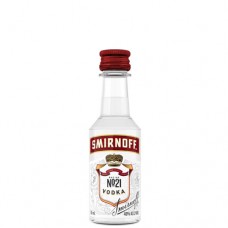 Smirnoff No. 21 Vodka 80 Proof 50 ml 10 Pack
