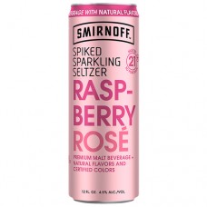 Smirnoff Seltzer Spiked Raspberry Rose 6 Pack