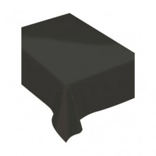 Jet Black Fabric Table Cloth