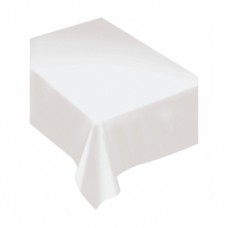 White Fabric Table Cloth