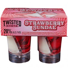 Twisted Shotz Strawberry Sundae