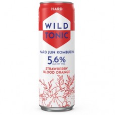 Wild Tonic Strawberry Blood Orange Hard Kombucha